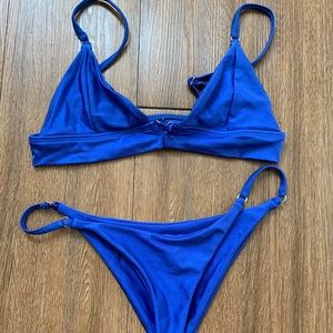 Cobalt blue bikini set